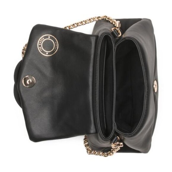 TED BAKER Leather Poppy Rose Top Handle Satchel